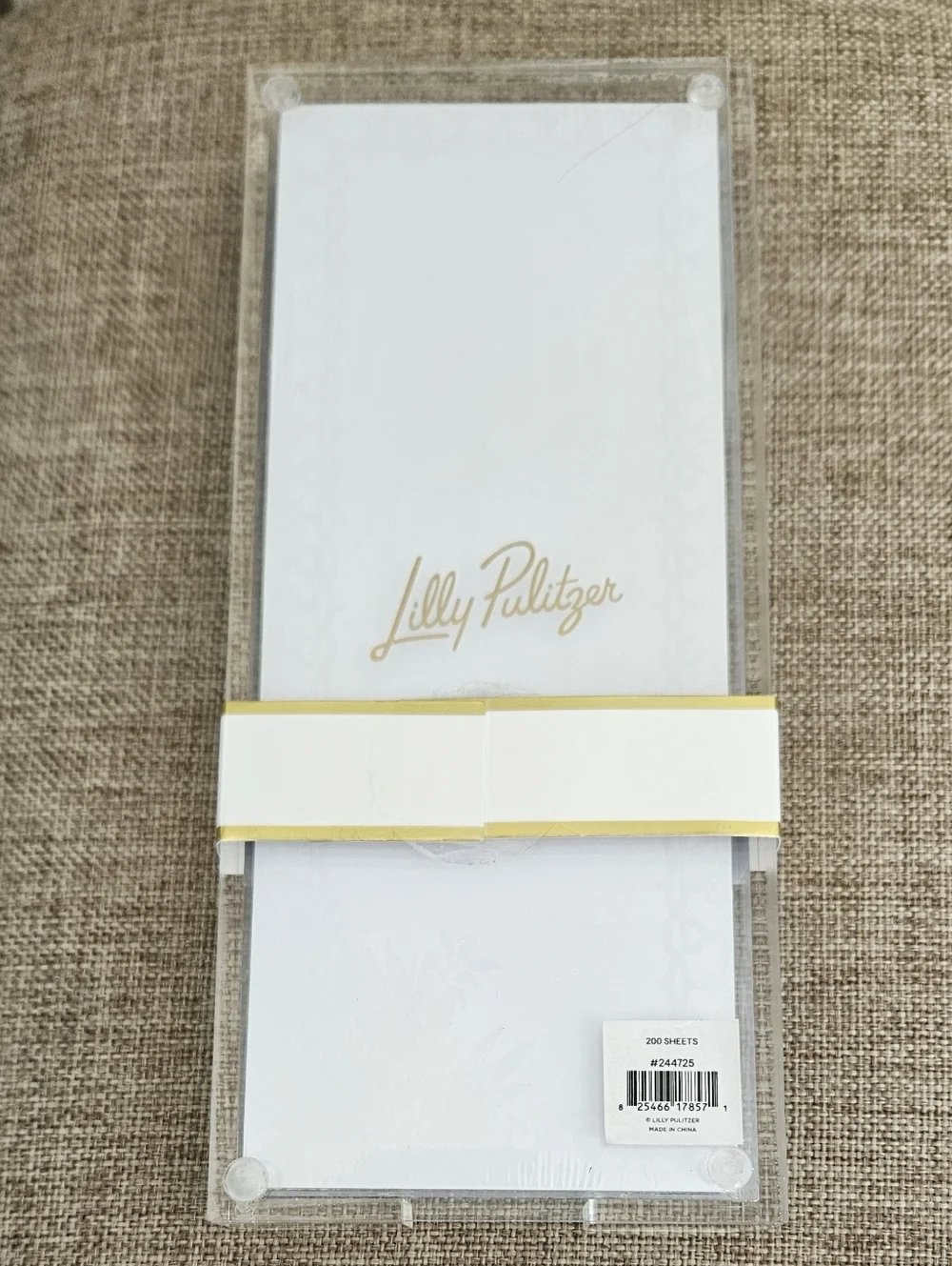Lilly Pulitzer Acrylic Note Set The Hottest Spot NWT